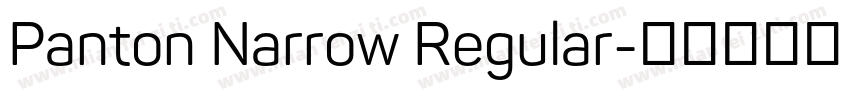 Panton Narrow Regular字体转换